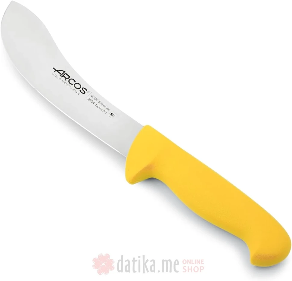 ARCOS NOZ ZA SKIDANJE KOZE 190mm ZUTI