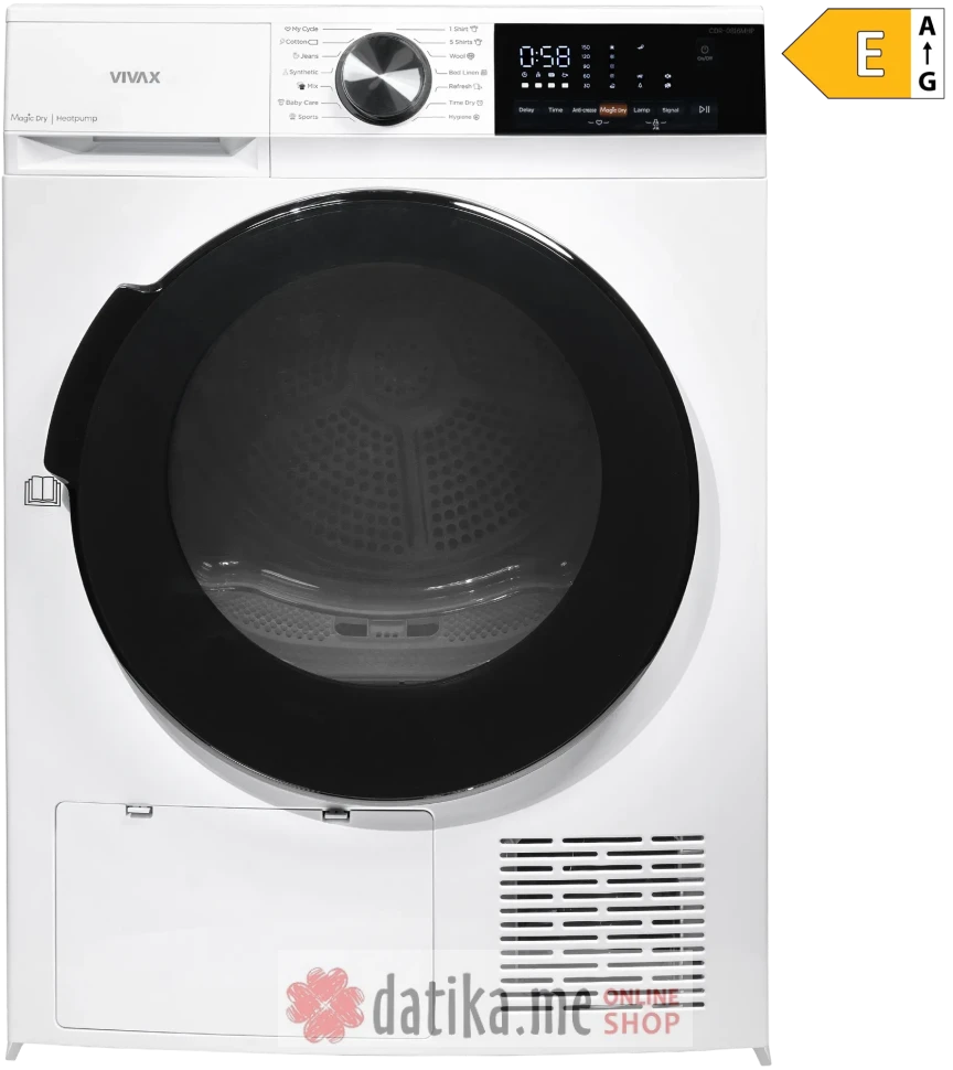 VIVAX HOME CDR-0816MHP Mašina za sušenje veša, 8kg