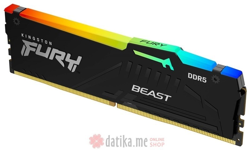 Kingston FURY Beast RGB EXPO DIMM DDR5 16GB (2x8GB kit) 6000MT/s, KF560C36BBEAK2-16 in Podgorica Montenegro