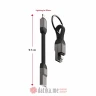 Swissten Kabl Magnetic keychain USB-A/ Lightning 9.7cm