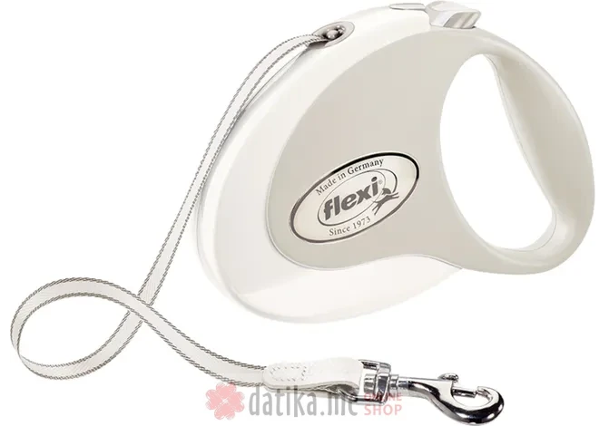 Flexi Povodac Style Medium Tape 5M White  в Черногории