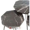 PAKKETO SET TRI STOLA Buena pakoworld marble imitation black