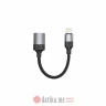 Swissten OTG Adapter Textile Lightning (male) / USB-A (female) 0,12 M Black