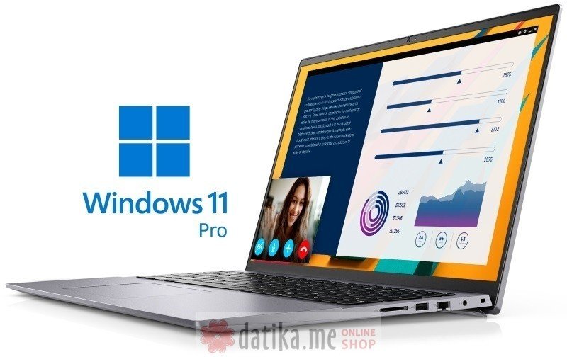 Dell Vostro 5620 Intel Core i5-1240P/16GB/512GB SSD/Intel Iris Xe/16" FHD+/​Win11Pro