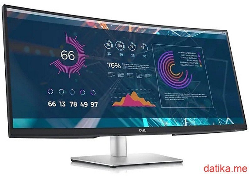 DELL P3421W 34" WQHD USB-C Professional zakrivljeni IPS monitor