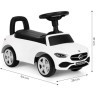 Eco Toys Guralica Mercedes C CLASS sa interaktivnim volanom i zvucima, WHITE
