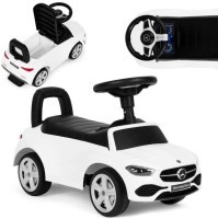 Eco Toys Guralica Mercedes C CLASS sa interaktivnim volanom i zvucima, WHITE