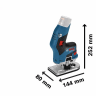 Bosch 06016B0002 Glodalica za ivice akumul. Fi 6mm 12v GKF 12V-8 Solo в Черногории