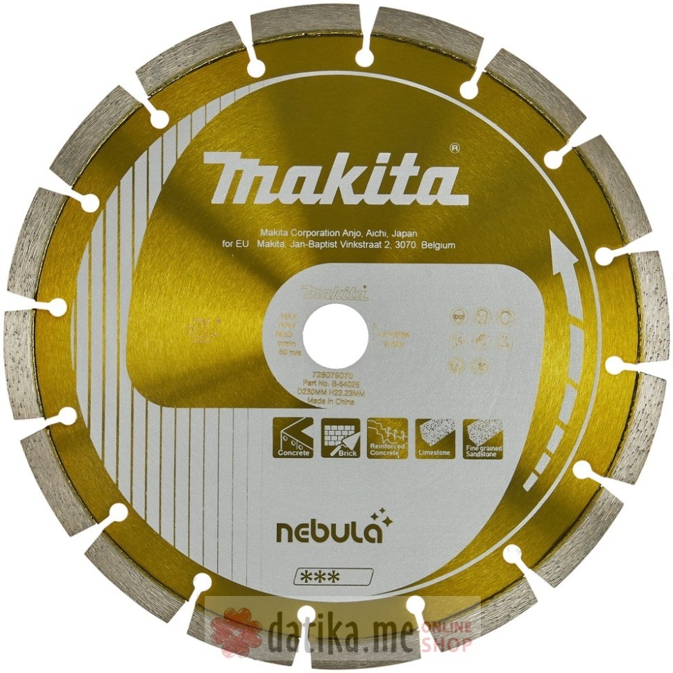 Makita B-54025 DISK DIJAMANTSKI NEBULA 230MM 