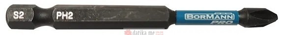 BORMANN BHT3614 Bit nastavci udarni S2 PH2 krstasti 1/4" 75mm 2kom 