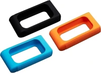 Kingston Silikonska zaštita za externi SSD serije XS. u pakovanju 3 komada (Black, Blue, Orange)
