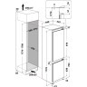 WHIRLPOOL ART66102 Ugradni kombinovani frizider, 177cm