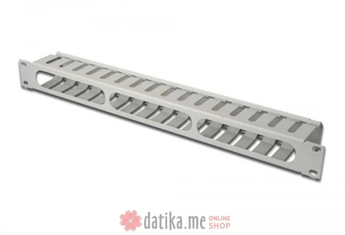 Digitus 1U cable management cage detachable rear plate,19" 44x483x68 mm, grey в Черногории