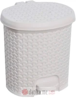 KEEEPER KANTA ZA SMECE SA PEDALOM BIJELA 5,5L