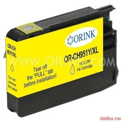 Orink HP Br.951XL, (CN048AE) Yellow- za HP OfficeJet Pro 8100 in Podgorica Montenegro