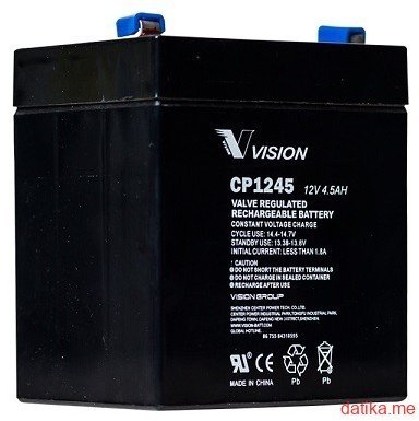 Vision Baterija za UPS 12V 4.5Ah