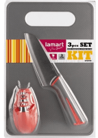 LAMART LT2099 Set noževa, oštrač i daska za sečenje