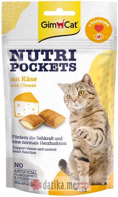 GIMCAT NUTRI POCKETS WITH 60GR.-poslastice za mace 