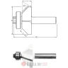 Makita D-48658 Konturno glodalo za zakošenje rubova sa ležajem 254X11X51MM