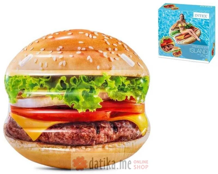 Intex 58780 Dusek u obliku hamburgera 1.45mx1.42m