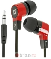 Defender Technology Slušalice Basic 619 in-ear, black+red