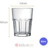 Nadir BRISTOL CASA ZA RAKIJU 60ml 1/1
