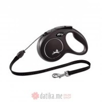 Flexi Povodac New Classic Medium Cord 5M Black