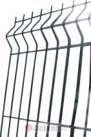 Emix Garden Panel ograda 3D 200x50x4mm 123x200cm,plastik zelena 