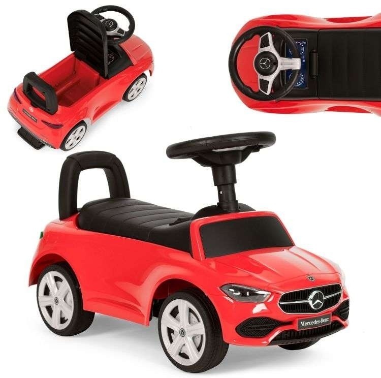 Eco Toys Guralica Mercedes C CLASS sa interaktivnim volanom i zvucima, RED Eco Toys Guralica Mercedes C CLASS sa interaktivnim volanom i zvucima, RED