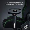 Razer Iskur Gaming Chair with Built-in Lumbar Support (Black-Green)
