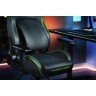 Razer Iskur Gaming Chair with Built-in Lumbar Support (Black-Green)