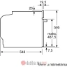 Bosch HBG578EW3 Ugradna rerna, 71l