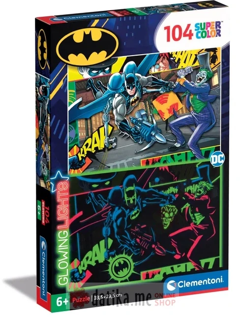 Clementoni Igracka Puzle 104 kom. glowing Batman