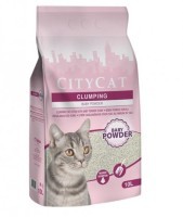 City Cat 10L Baby Powder klupčajući posip za mačke