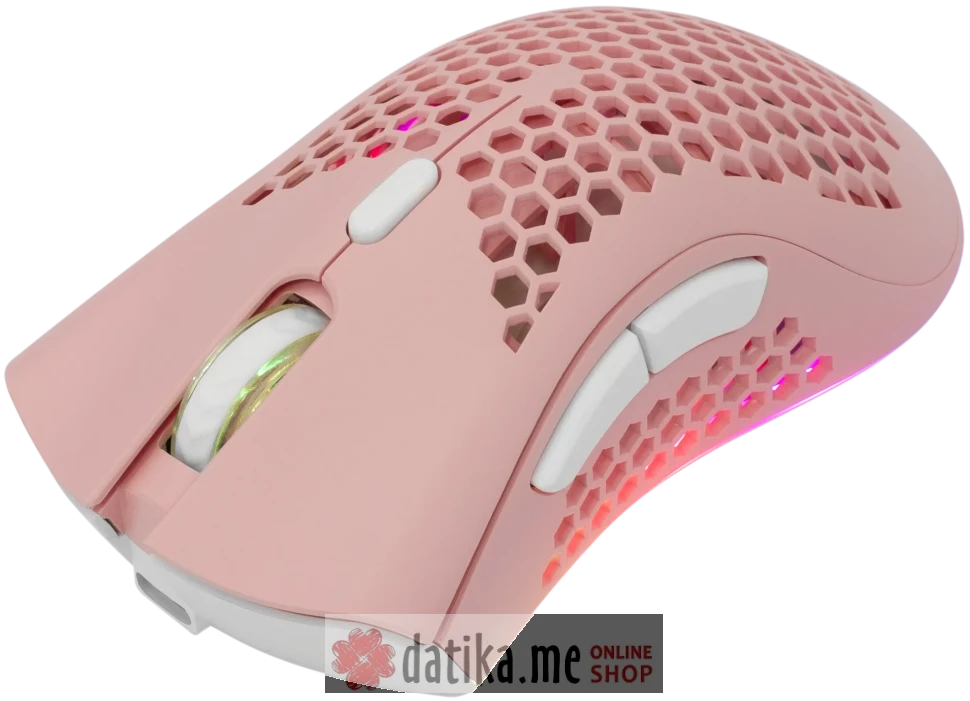 White Shark LIONEL Pink Wireless gaming mouse