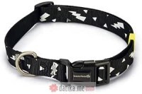 Beeztees OGRLICA ZA PSE THUNDER CRNA 48-70 cm x 25 mm