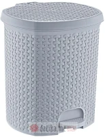KEEEPER KANTA ZA SMECE SA PEDALOM SIVA 5,5L