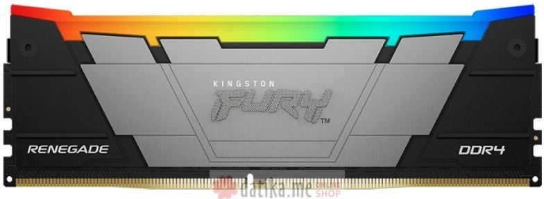KINGSTON DIMM DDR4 16GB 3200MT/s KF432C16RB12A/16 Fury Renegade RGB Black XMP