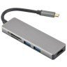 Fast Asia Adapter-konvertor TIP C na HDMI+2xUSB 3.0+SD/Micro SD 