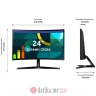 Samsung Essential S3 S36GD 24' Full HD 100Hz Zakrivljeni Monitor 