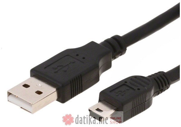 E-GREEN Kabl 2.0 USB A - USB Mini-B M/M 1.8m crni в Черногории