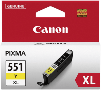 Canon Tinta CLI-551Y XL Ink Cartridge, Yellow