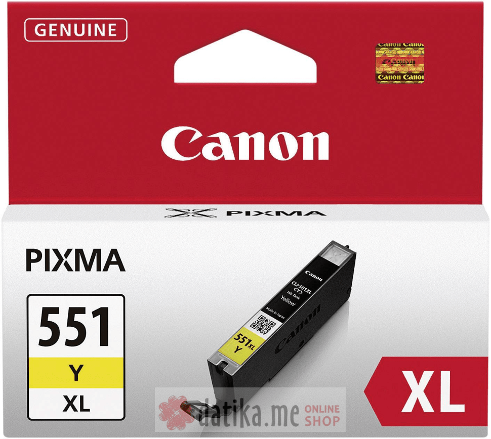 Canon Tinta CLI-551Y XL Ink Cartridge, Yellow in Podgorica Montenegro