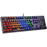 Motospeed CK 107 crna mehanicka tastatura plavi prekidac 