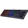 Motospeed CK 107 crna mehanicka tastatura plavi prekidac 