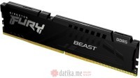 KINGSTON DIMM DDR5 16GB 6400MT/s KF564C32BBE-16 FURY Beast Black EXPO