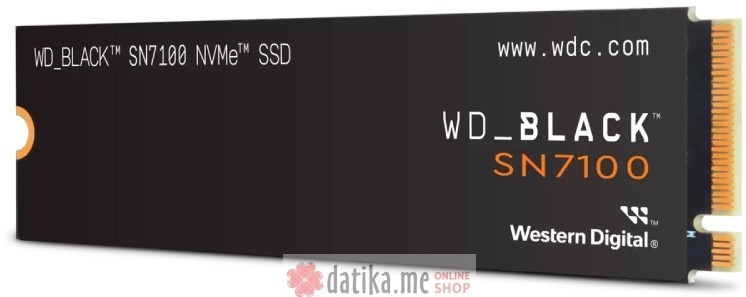 WD 2TB M.2 NVMe SSD Gen4 WDS200T4X0E SN7100 Black