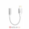 Swissten Audio kabl Textile Lightning (male) / 3.5mm AUX 0,15 M White