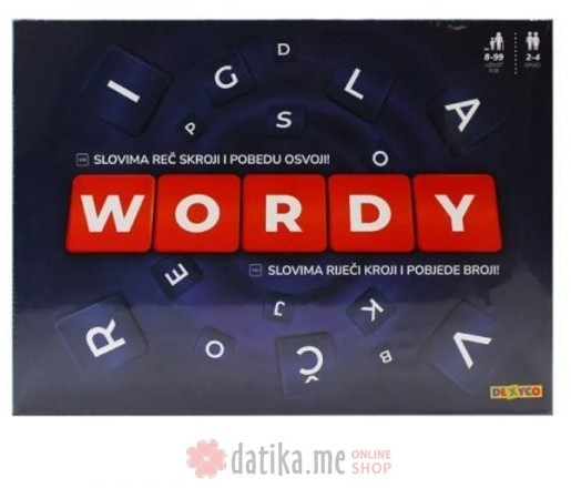 Drustvena igra Wordy в Черногории