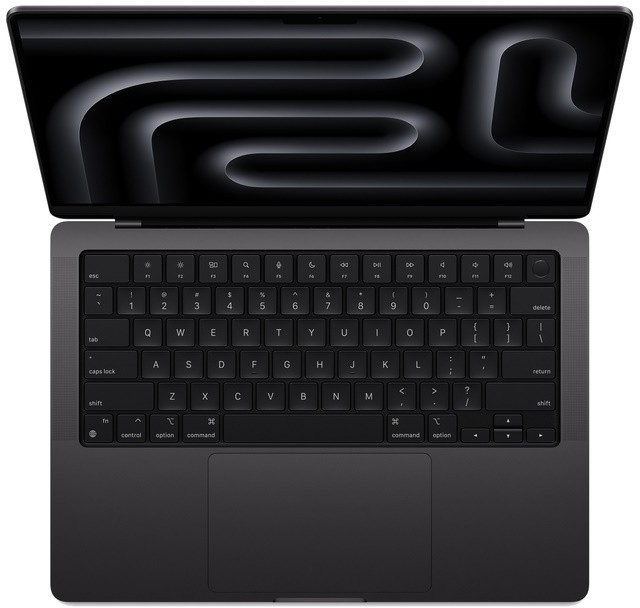 APPLE  MacBook Pro 14 inch M4 10C CPU, 10C GPU, 24GB, 1TB SSD-CRO Space black laptop (mcx04cr/a) в Черногории